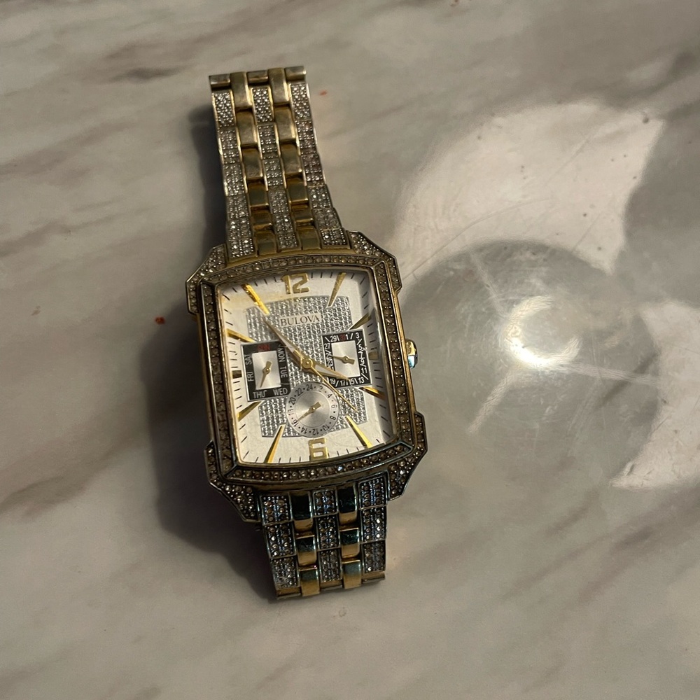Gold and Silver Men's Watch